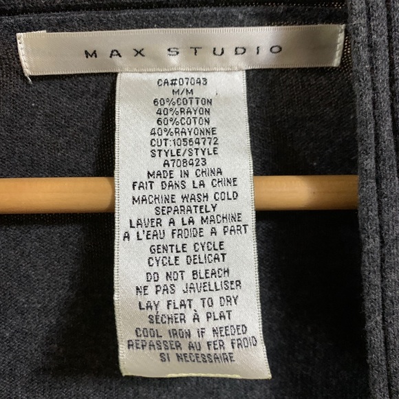 Max Studio waterfall cardigan sweater - Picture 2 of 3